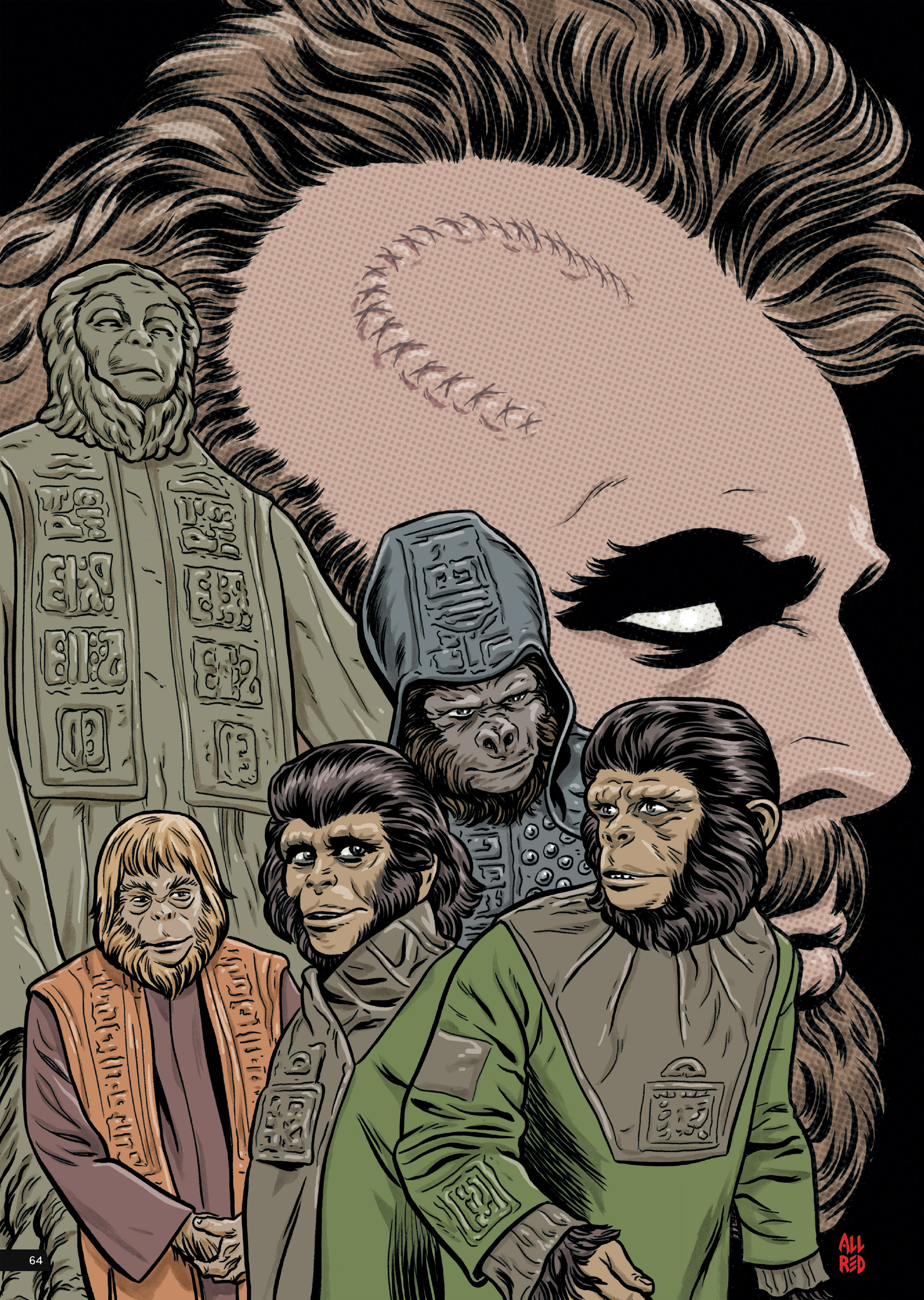 Read online Planet of the Apes Artist Tribute comic -  Issue # TPB - 64