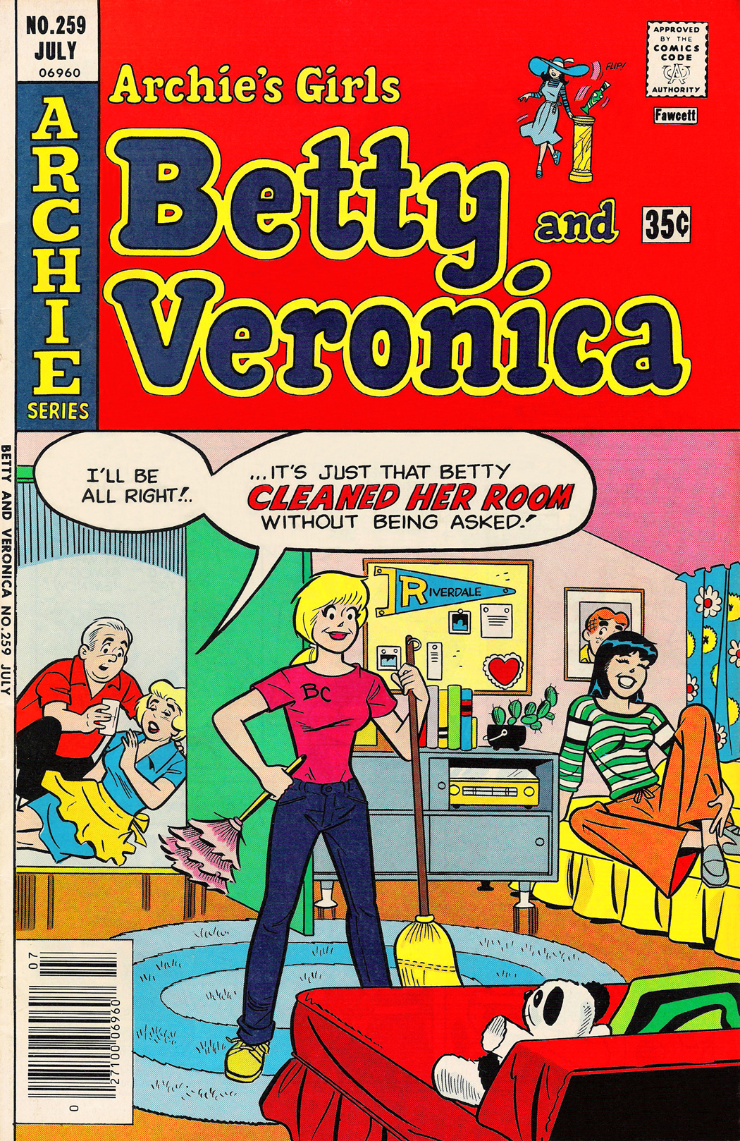 Read online Archie's Girls Betty and Veronica comic -  Issue #259 - 1