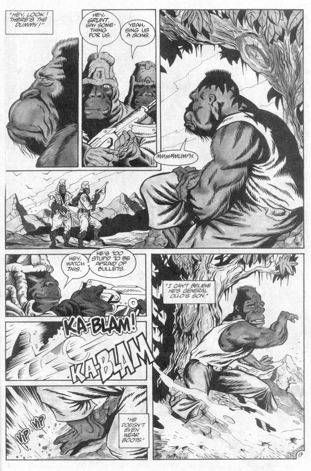 Read online Planet of the Apes (1990) comic -  Issue #1 - 13
