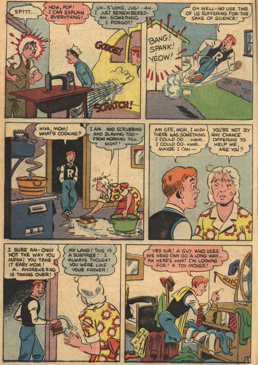 Read online Pep Comics comic -  Issue #56 - 6