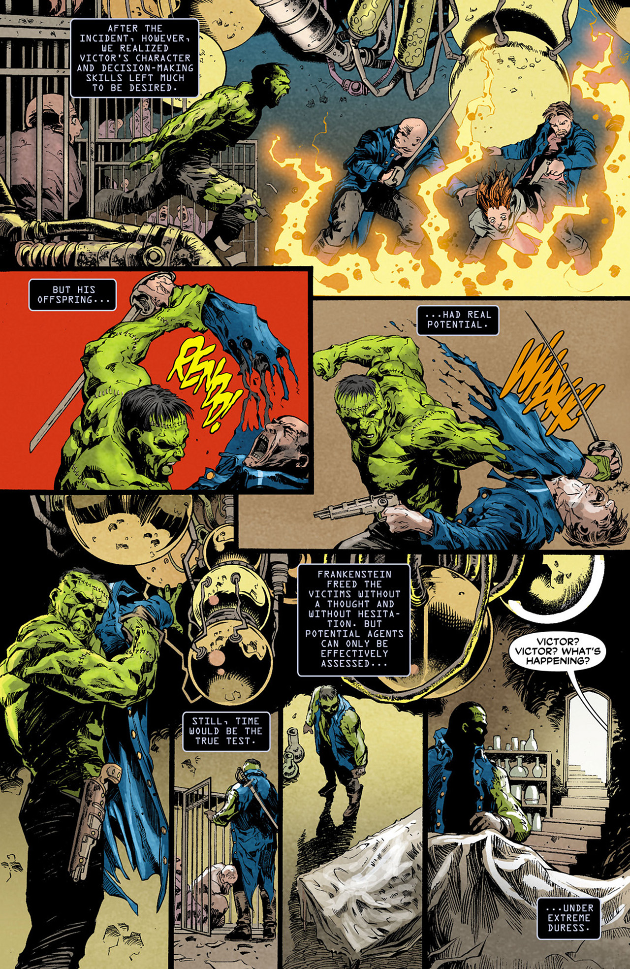 Read online Frankenstein, Agent of S.H.A.D.E. comic -  Issue #0 - 5