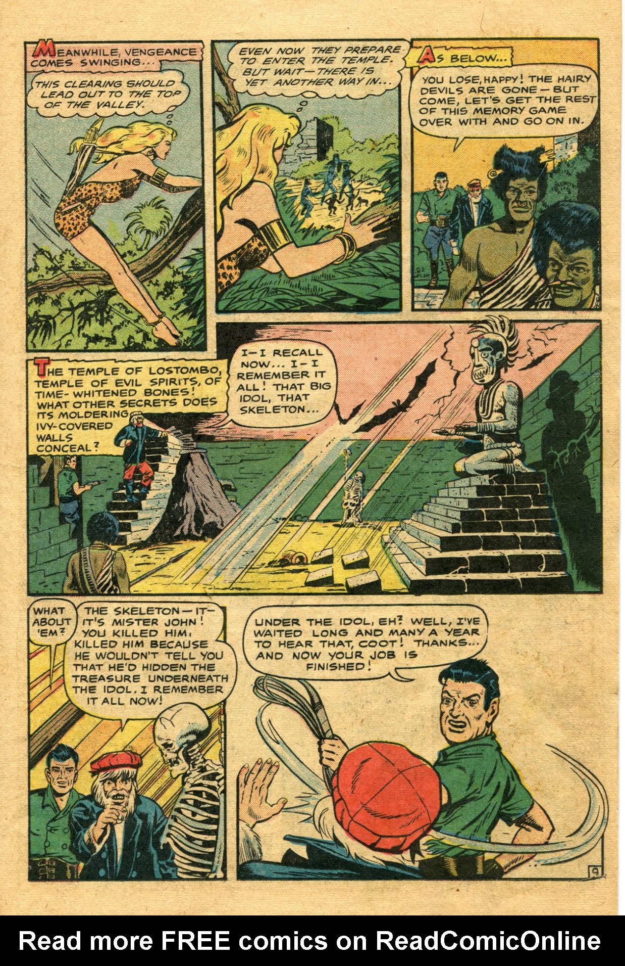 Read online Sheena, Queen of the Jungle (1942) comic -  Issue #9 - 11
