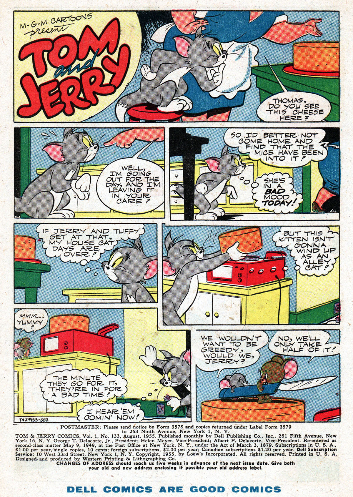 Read online Tom & Jerry Comics comic -  Issue #133 - 3