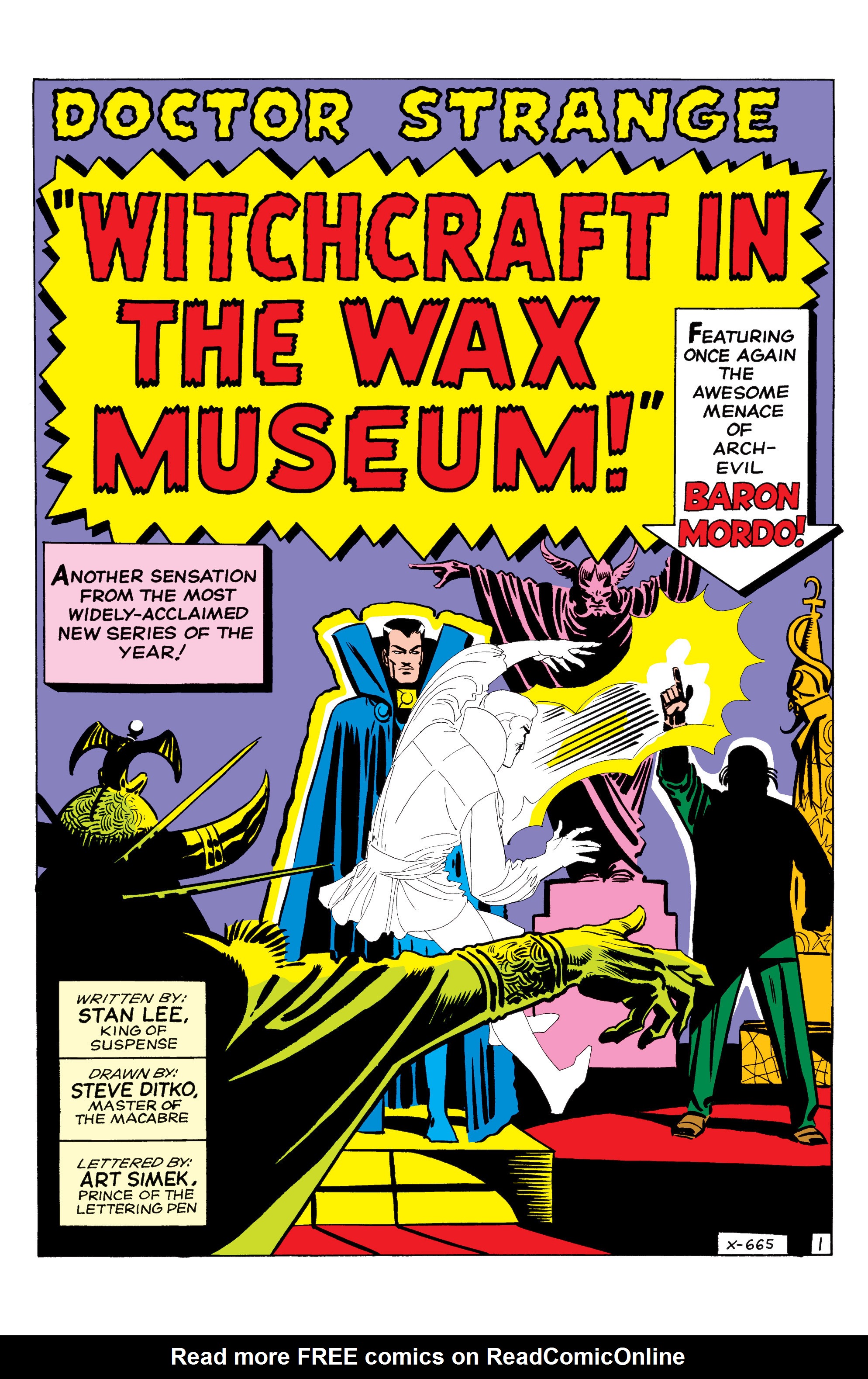 Read online Marvel Masterworks: Doctor Strange comic -  Issue # TPB 1 - 80