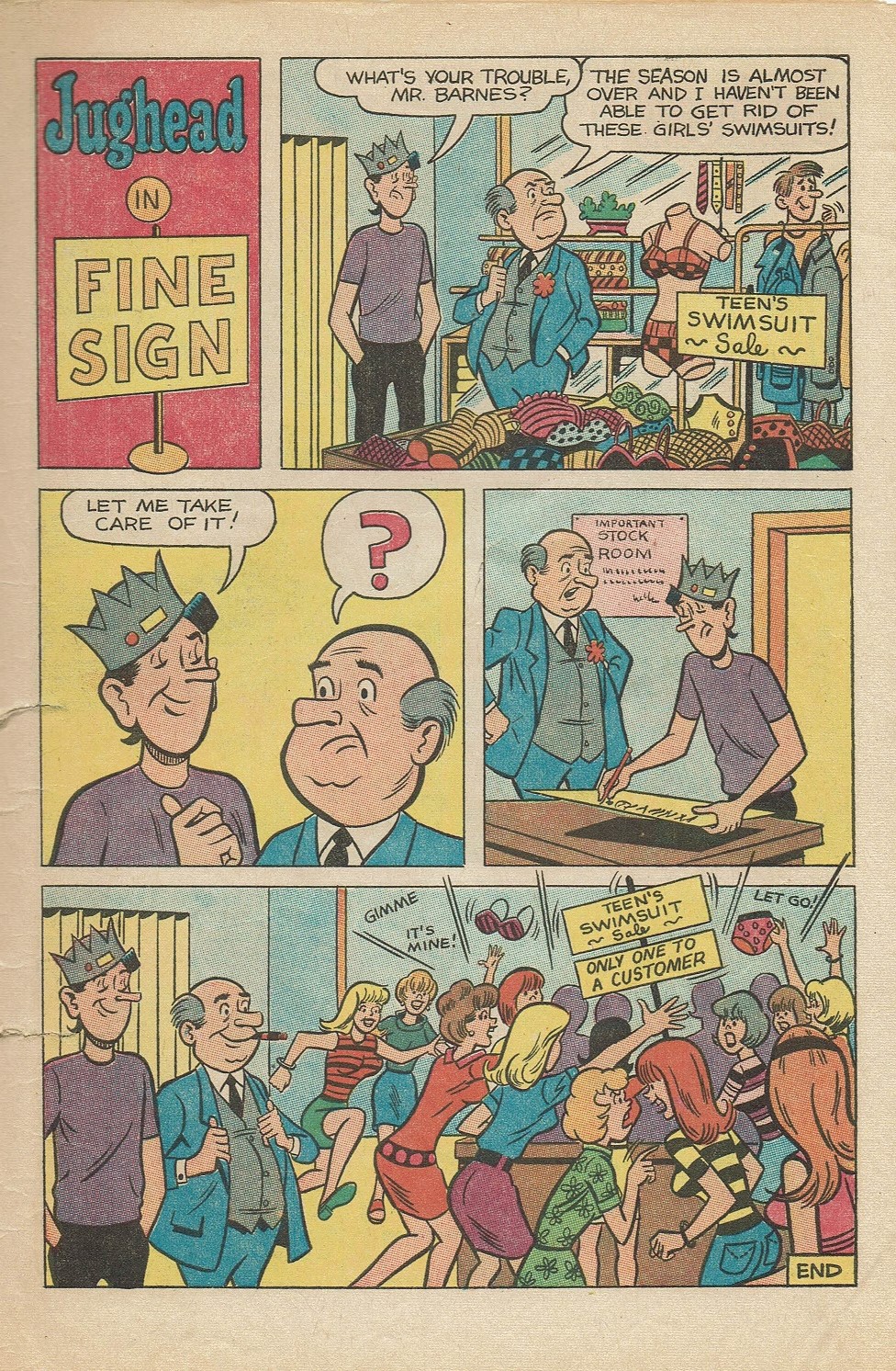 Read online Jughead's Jokes comic -  Issue #2 - 7