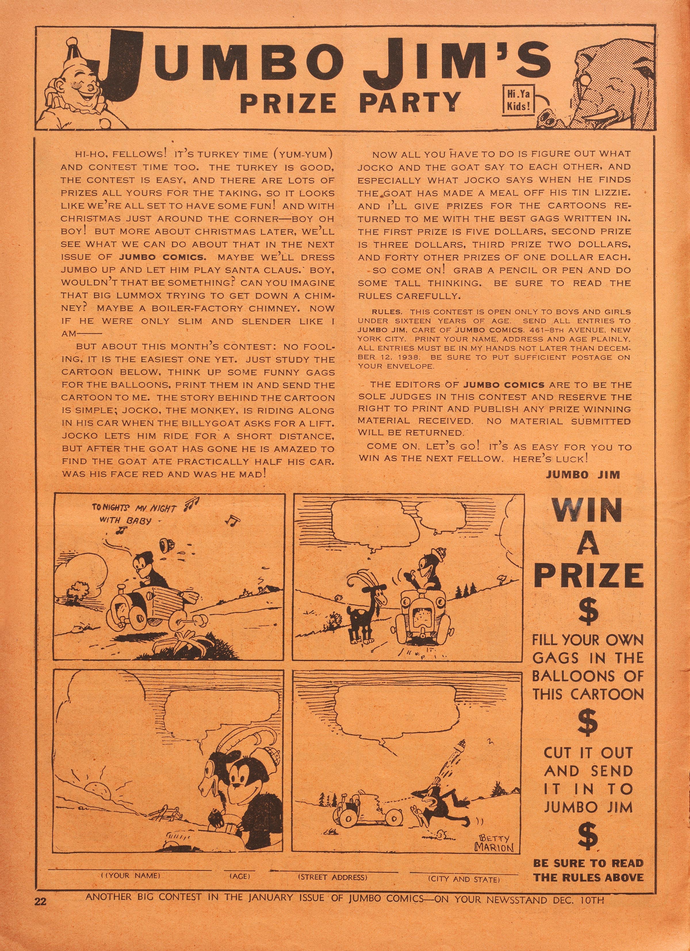Read online Jumbo Comics comic -  Issue #4 - 24