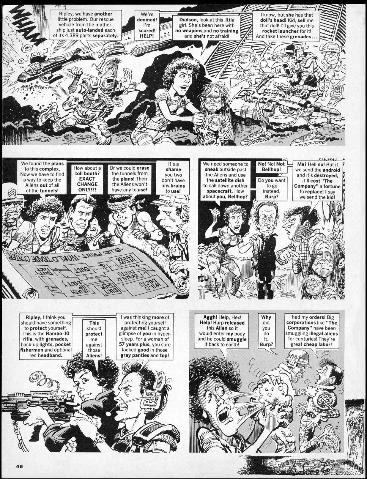 Read online MAD comic -  Issue #268 - 48