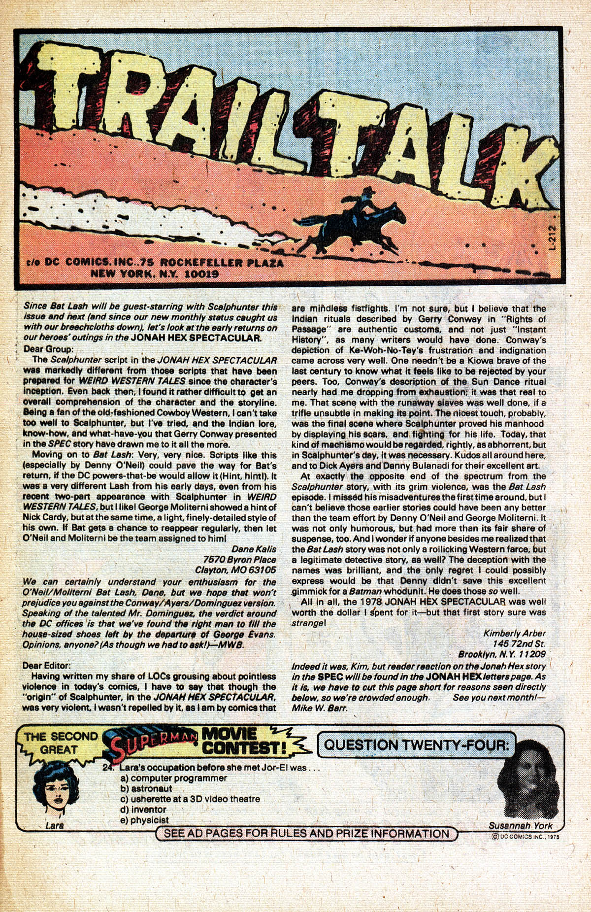 Read online Weird Western Tales (1972) comic -  Issue #52 - 31