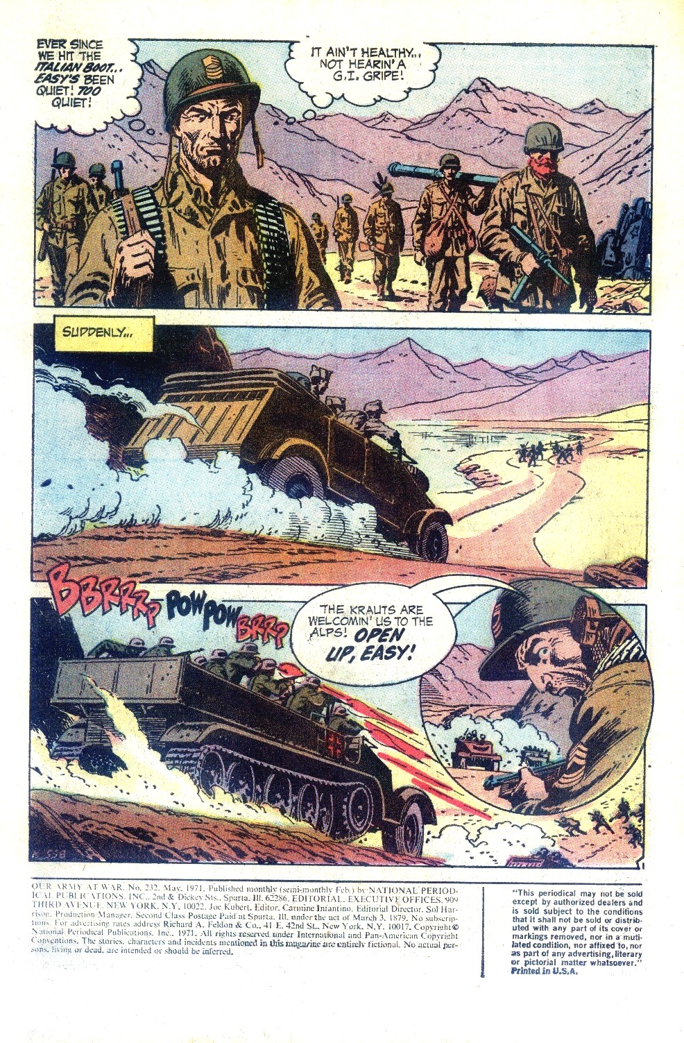 Read online Our Army at War (1952) comic -  Issue #232 - 3