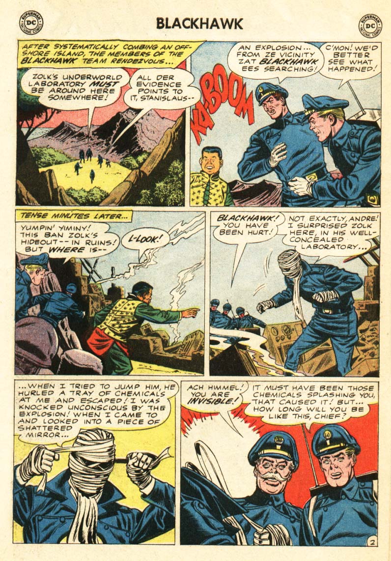 Read online Blackhawk (1957) comic -  Issue #162 - 3