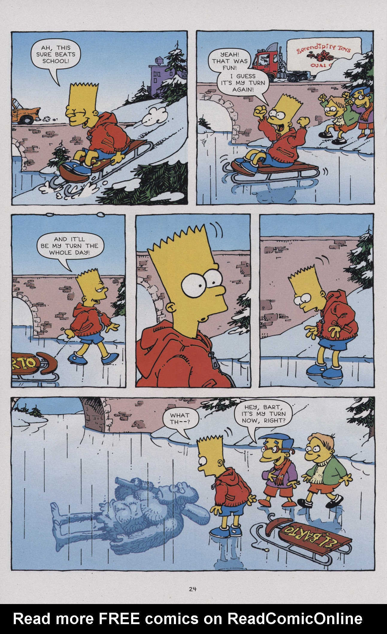 Read online The Simpsons Winter Wingding comic -  Issue #6 - 26