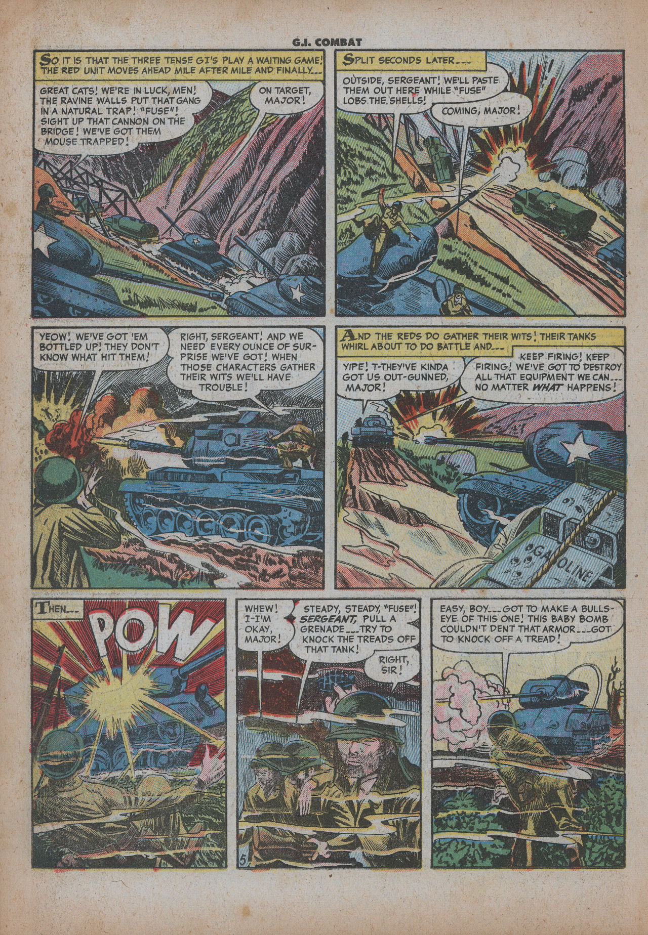 Read online G.I. Combat (1952) comic -  Issue #24 - 23
