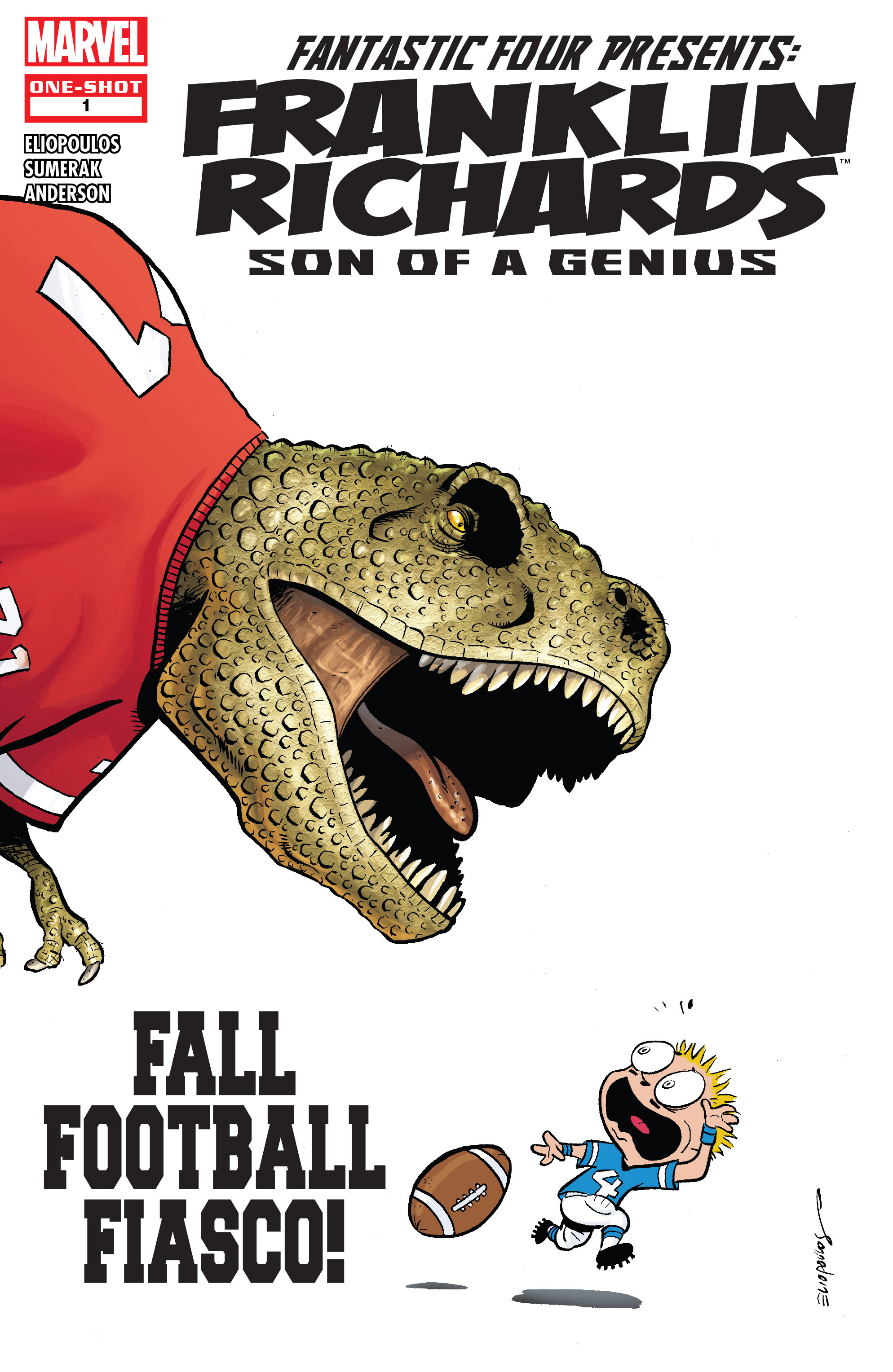 Read online Franklin Richards: Fall Football Fiasco! comic -  Issue # Full - 1