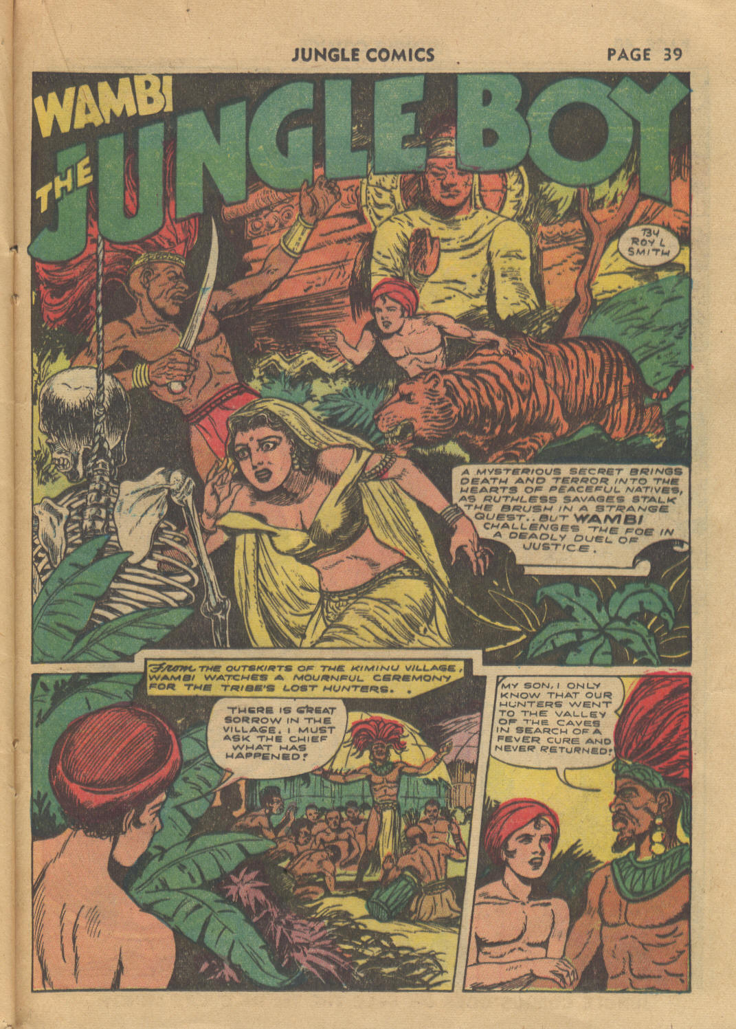Read online Jungle Comics comic -  Issue #34 - 41