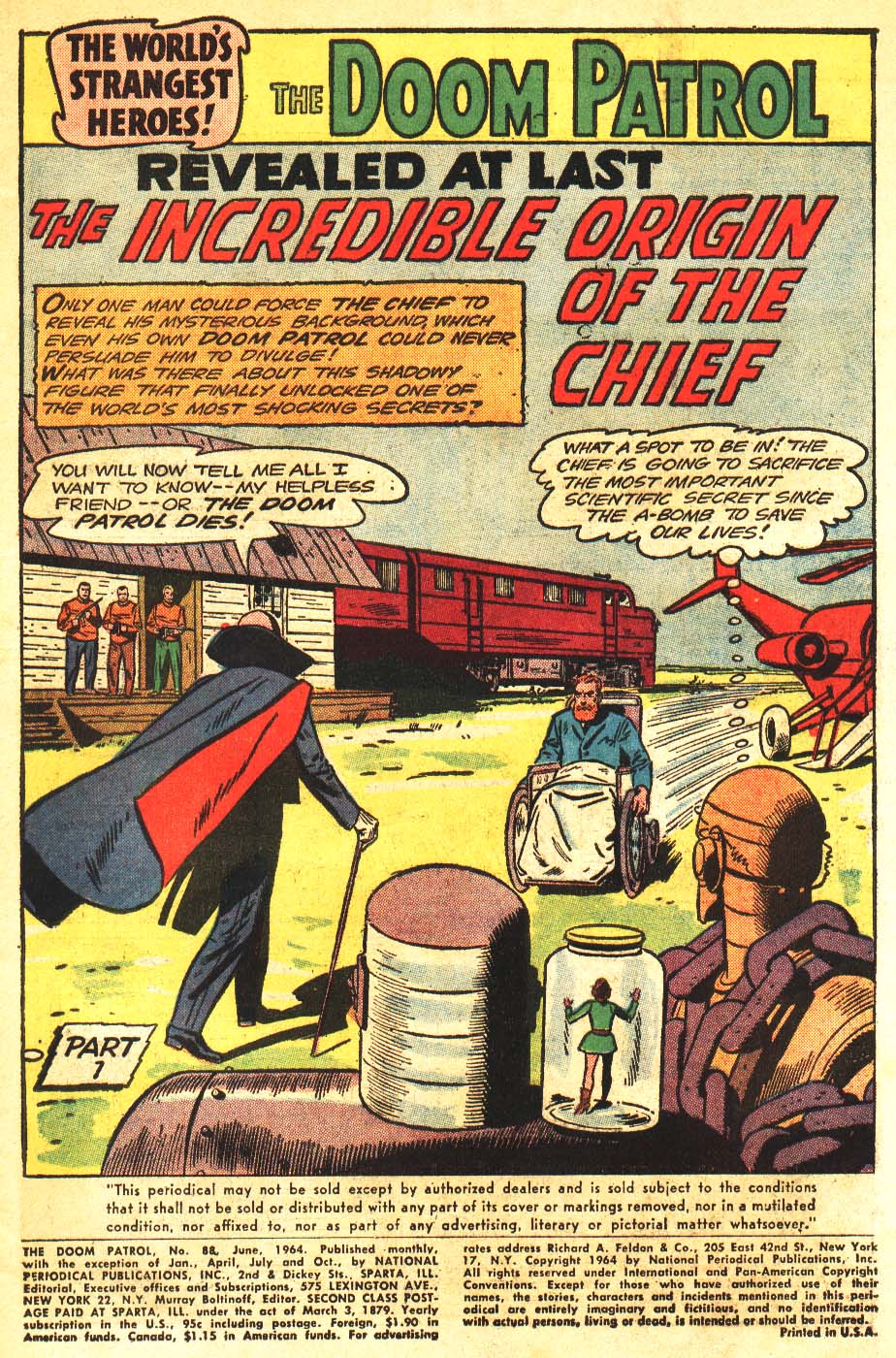 Read online Doom Patrol (1964) comic -  Issue #88 - 2
