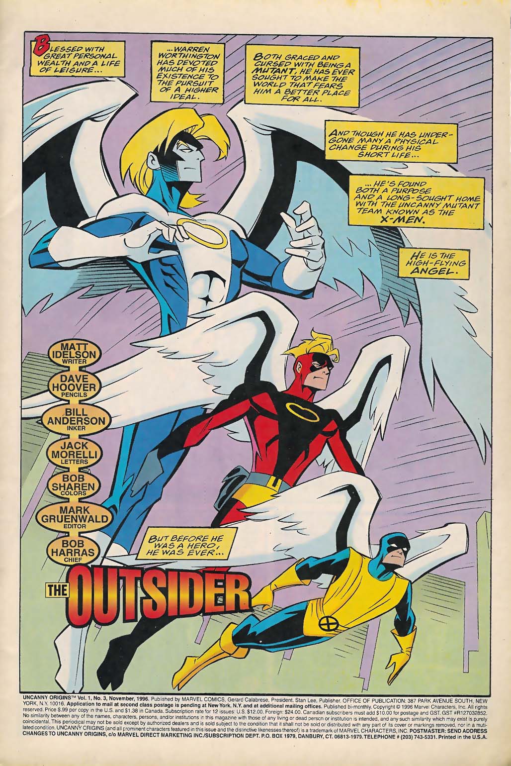 Read online Uncanny Origins comic -  Issue #3 - 2