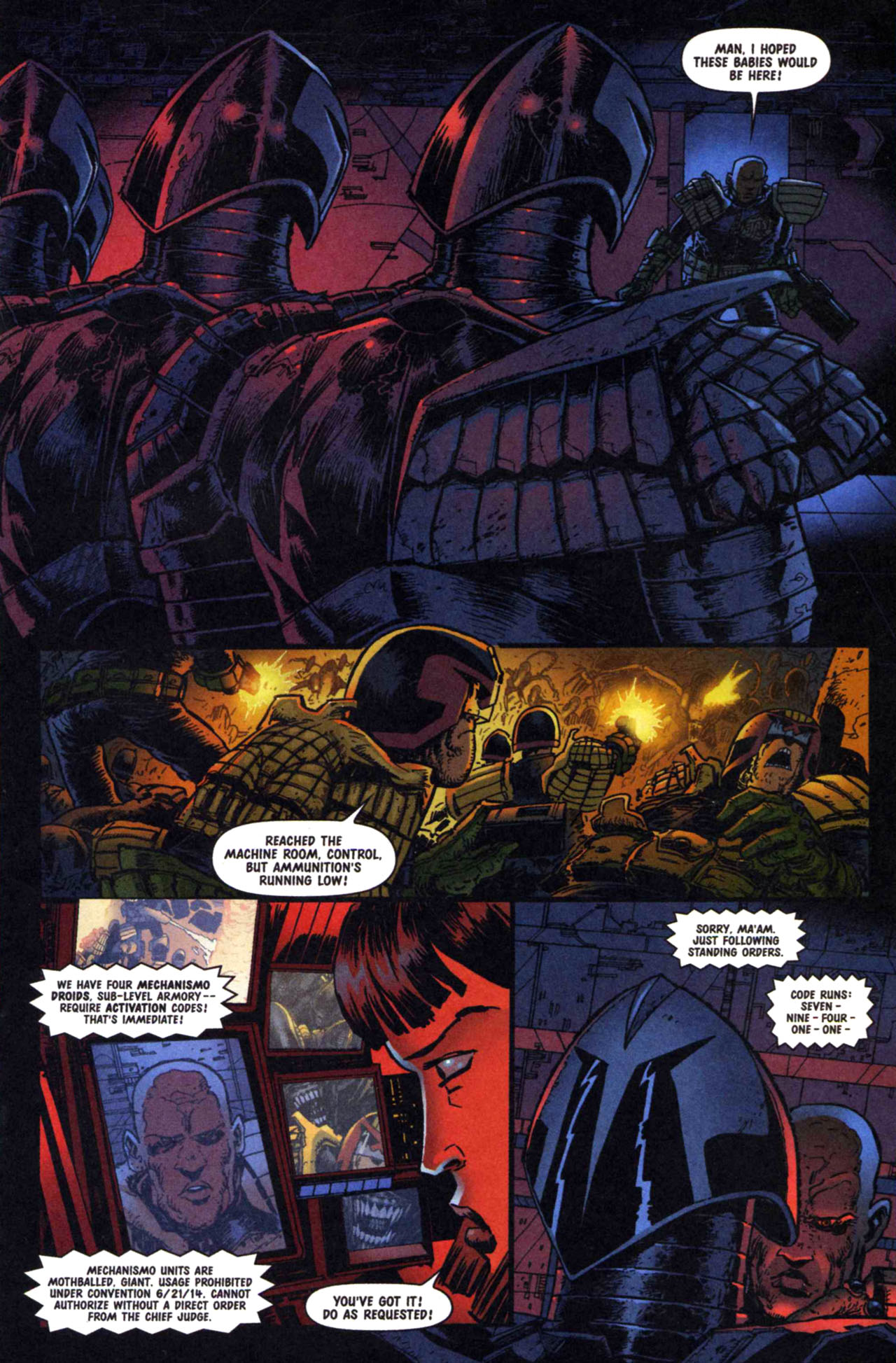 Read online Judge Dredd Vs. Aliens:  Incubus comic -  Issue #3 - 21
