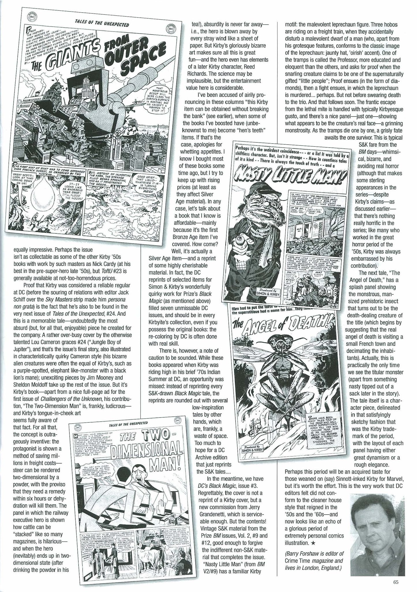 Read online The Jack Kirby Collector comic -  Issue #43 - 67