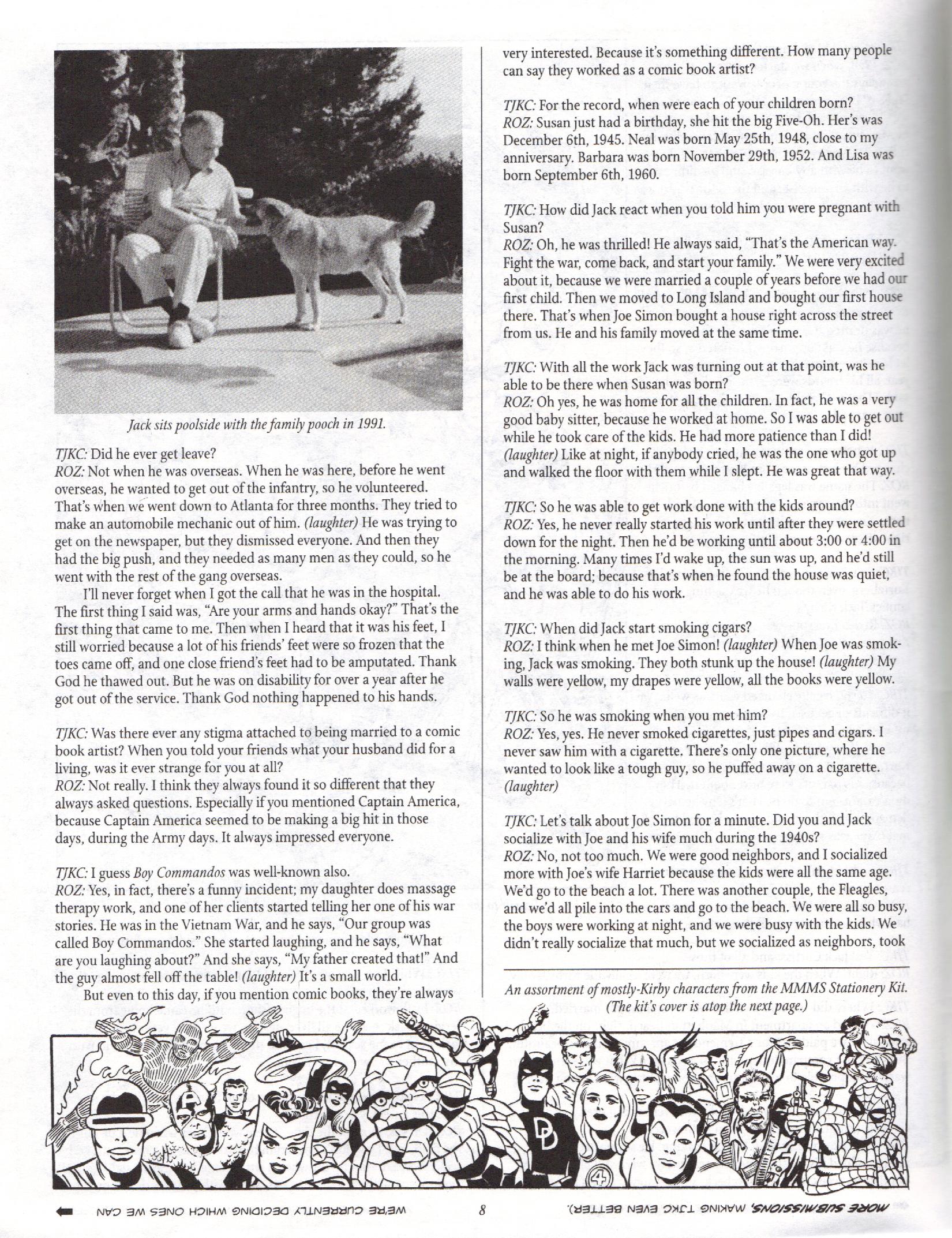 Read online The Jack Kirby Collector comic -  Issue #10 - 8