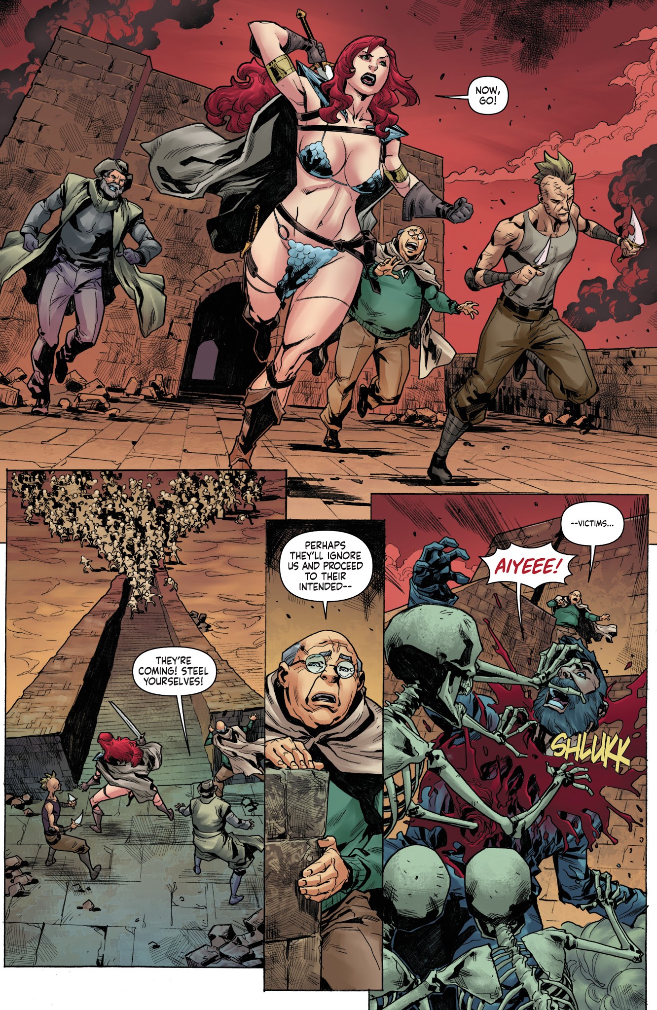 Read online Red Sonja Vol. 4 comic -  Issue #13 - 16