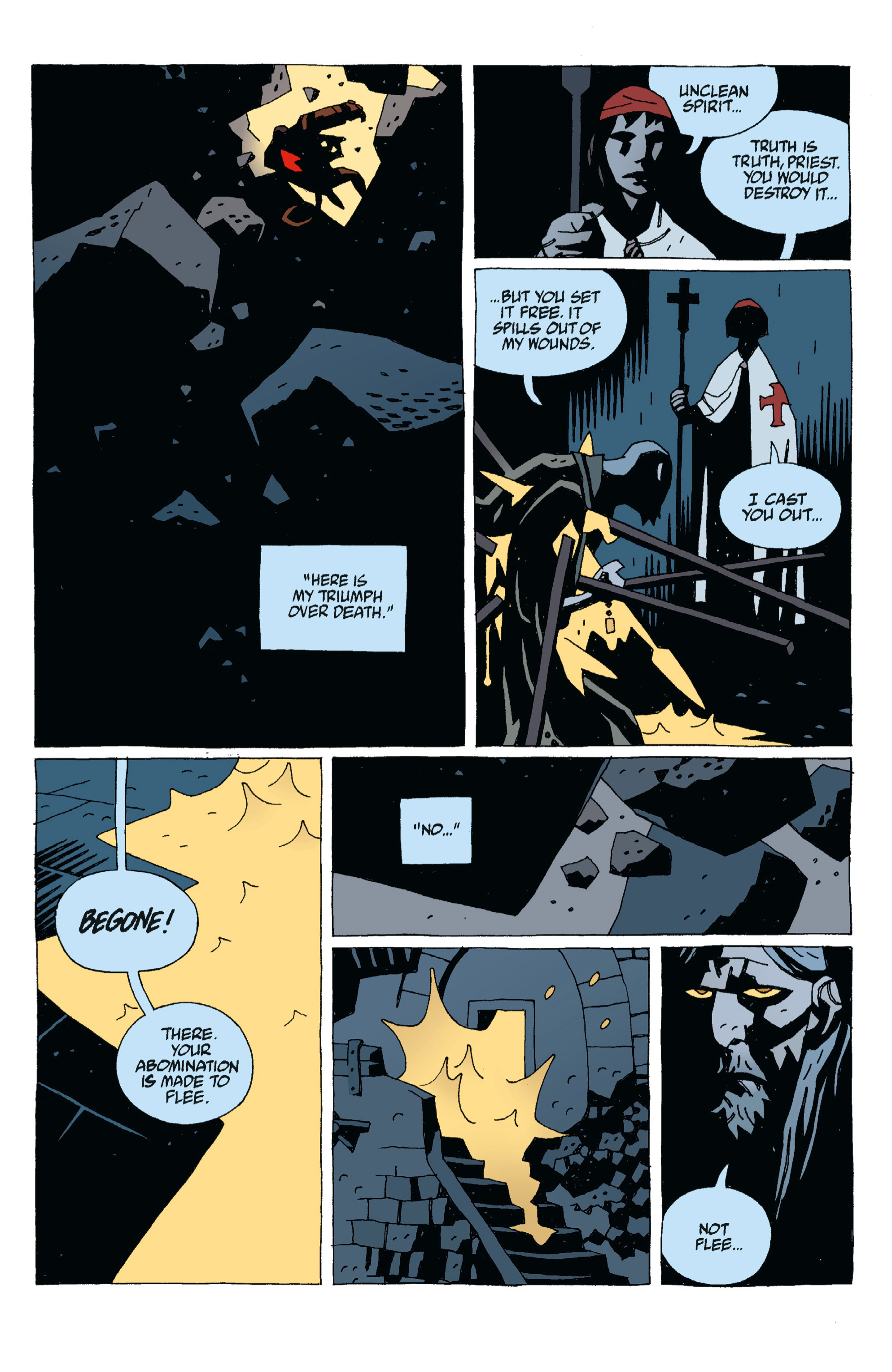 Read online Hellboy comic -  Issue #6 - 91