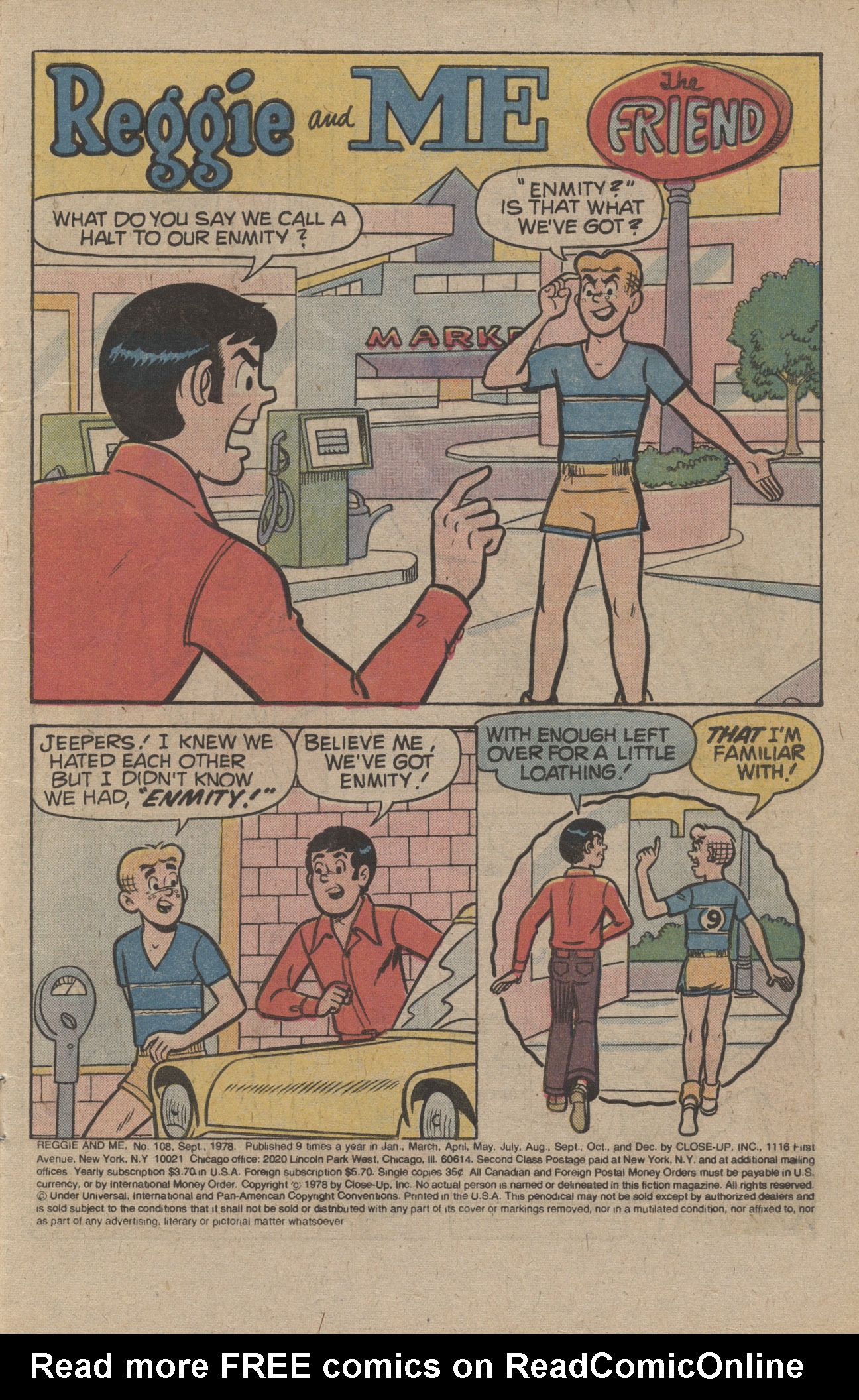 Read online Reggie and Me (1966) comic -  Issue #108 - 3