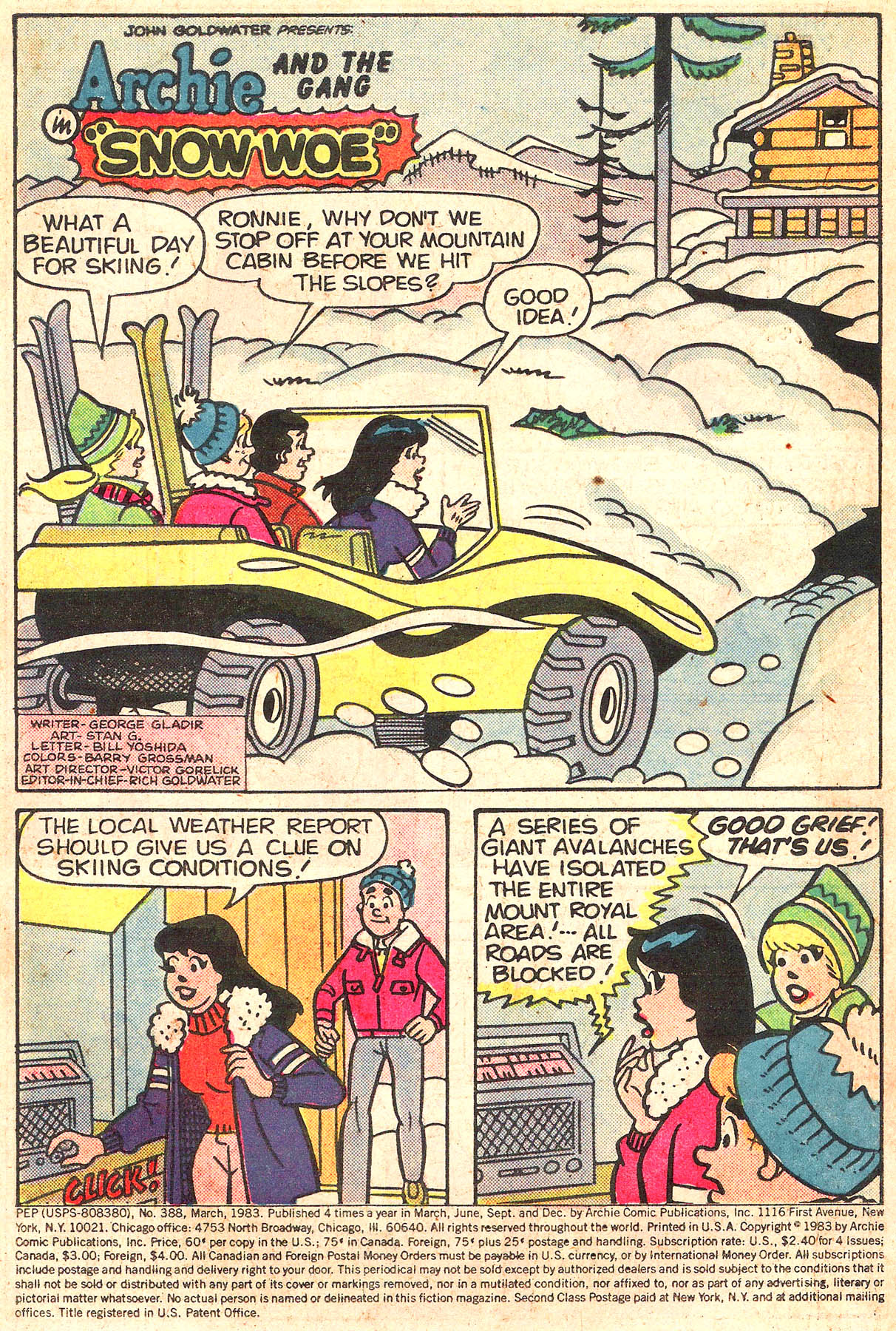 Read online Pep Comics comic -  Issue #388 - 3