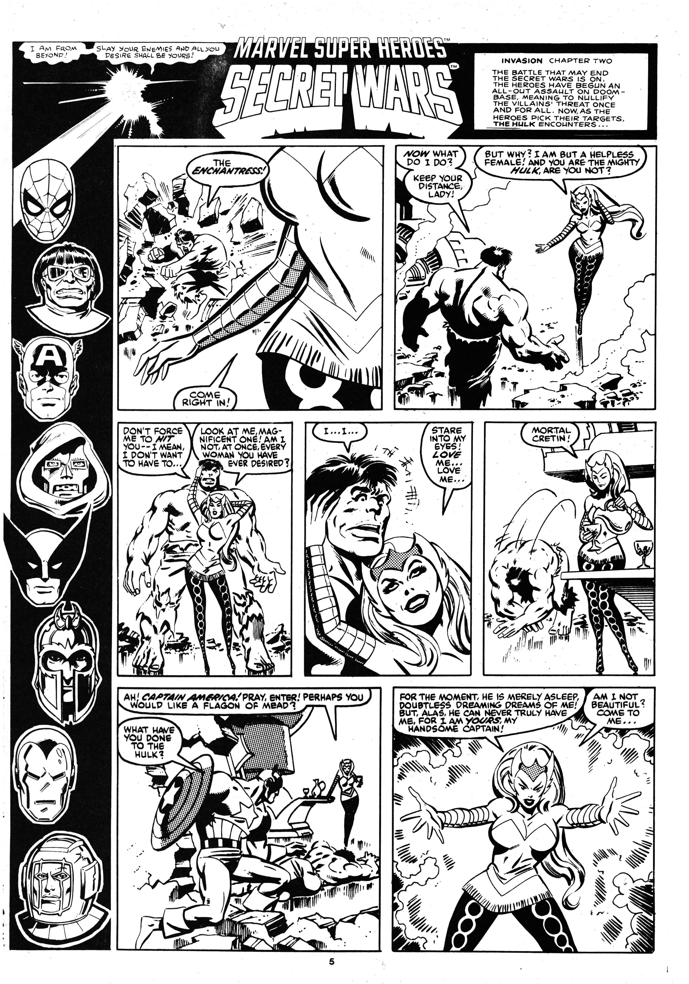 Read online Secret Wars (1985) comic -  Issue #16 - 5