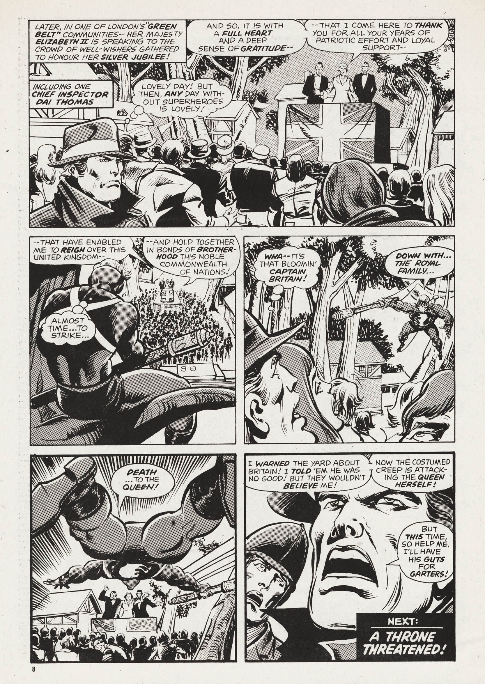 Read online Captain Britain (1976) comic -  Issue #38 - 8