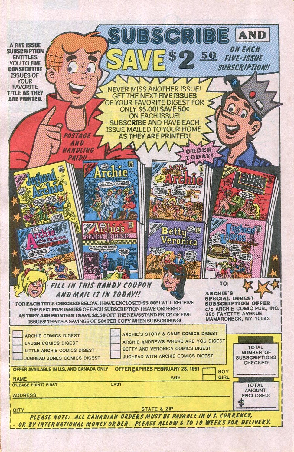 Read online Archie's Pals 'N' Gals (1952) comic -  Issue #219 - 28