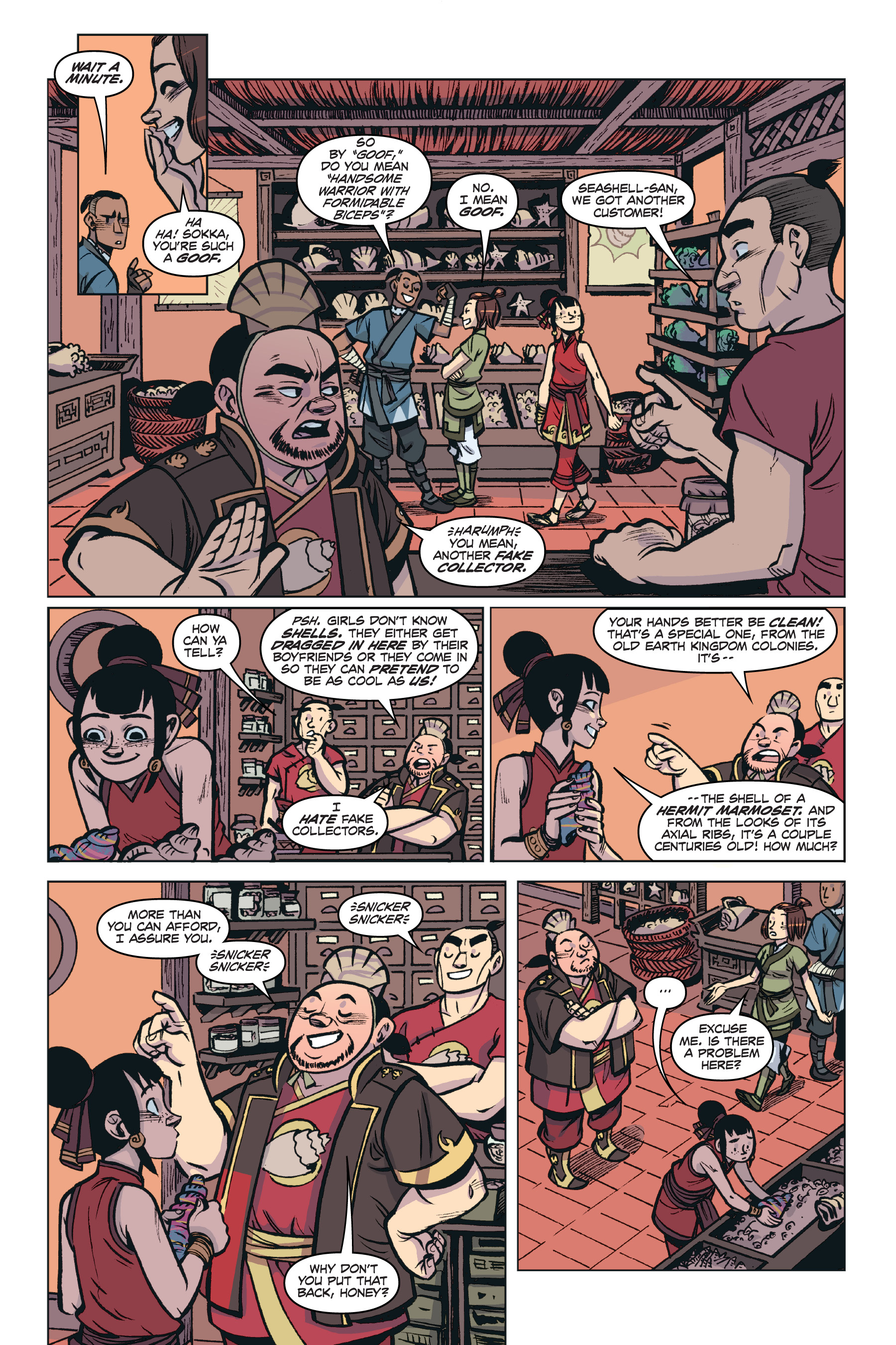 Read online Nickelodeon Avatar: The Last Airbender - Team Avatar Tales comic -  Issue # TPB - 23