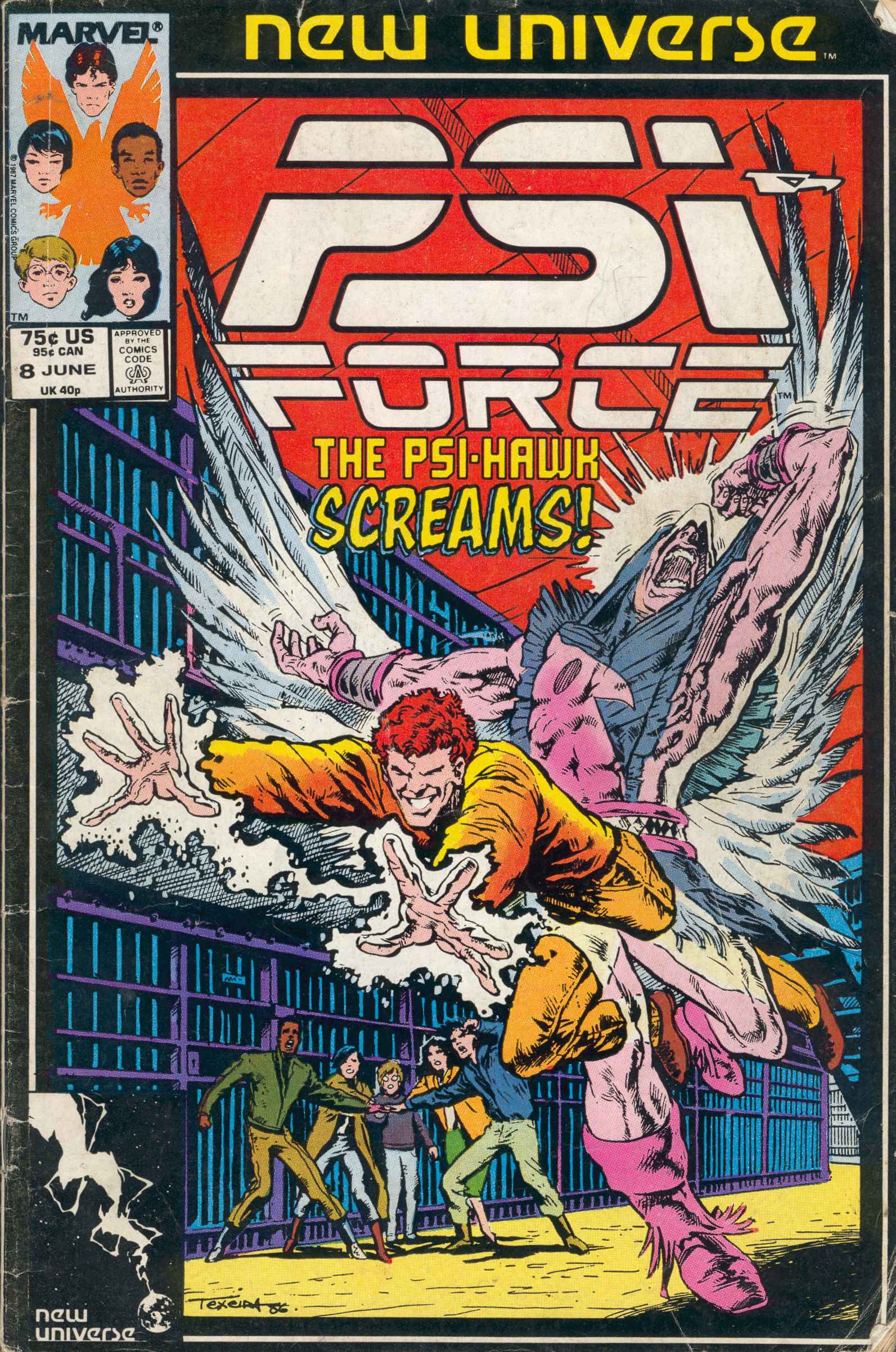 Read online Psi-Force comic -  Issue #8 - 1