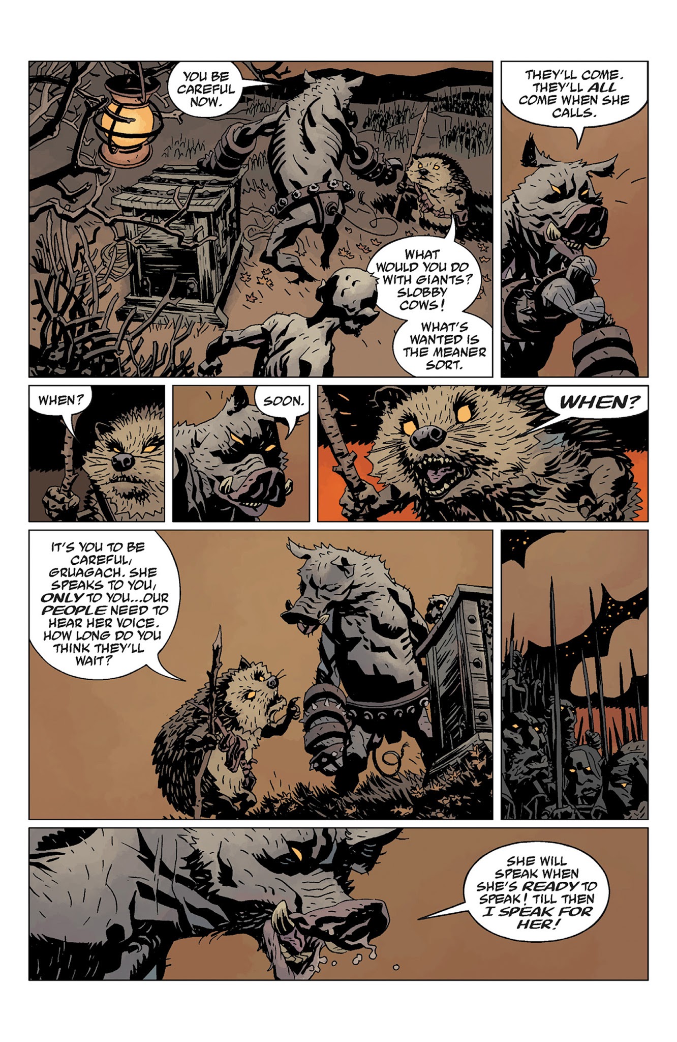 Read online Hellboy: The Wild Hunt comic -  Issue # TPB - 26