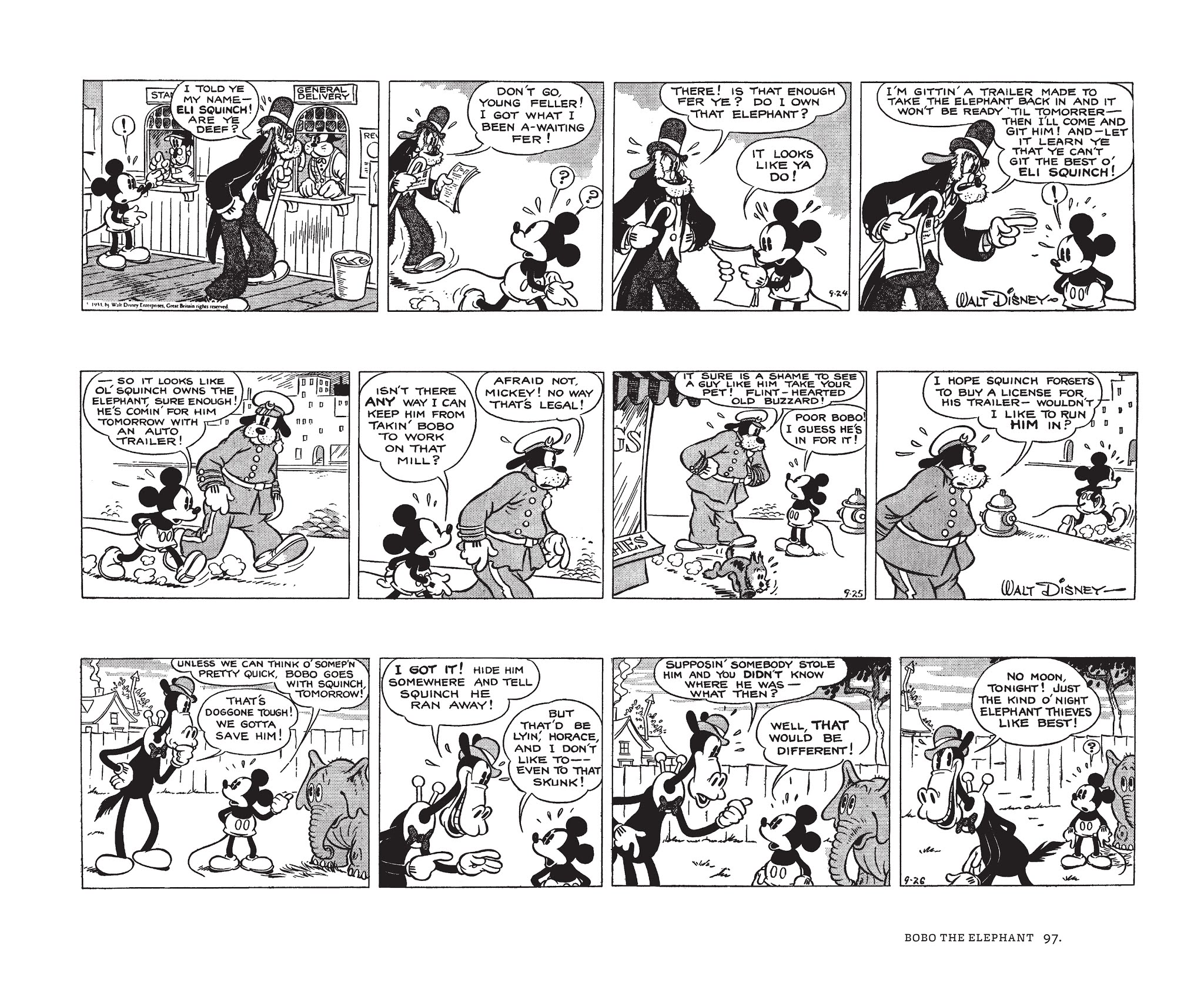 Read online Walt Disney's Mickey Mouse by Floyd Gottfredson comic -  Issue # TPB 3 (Part 1) - 97