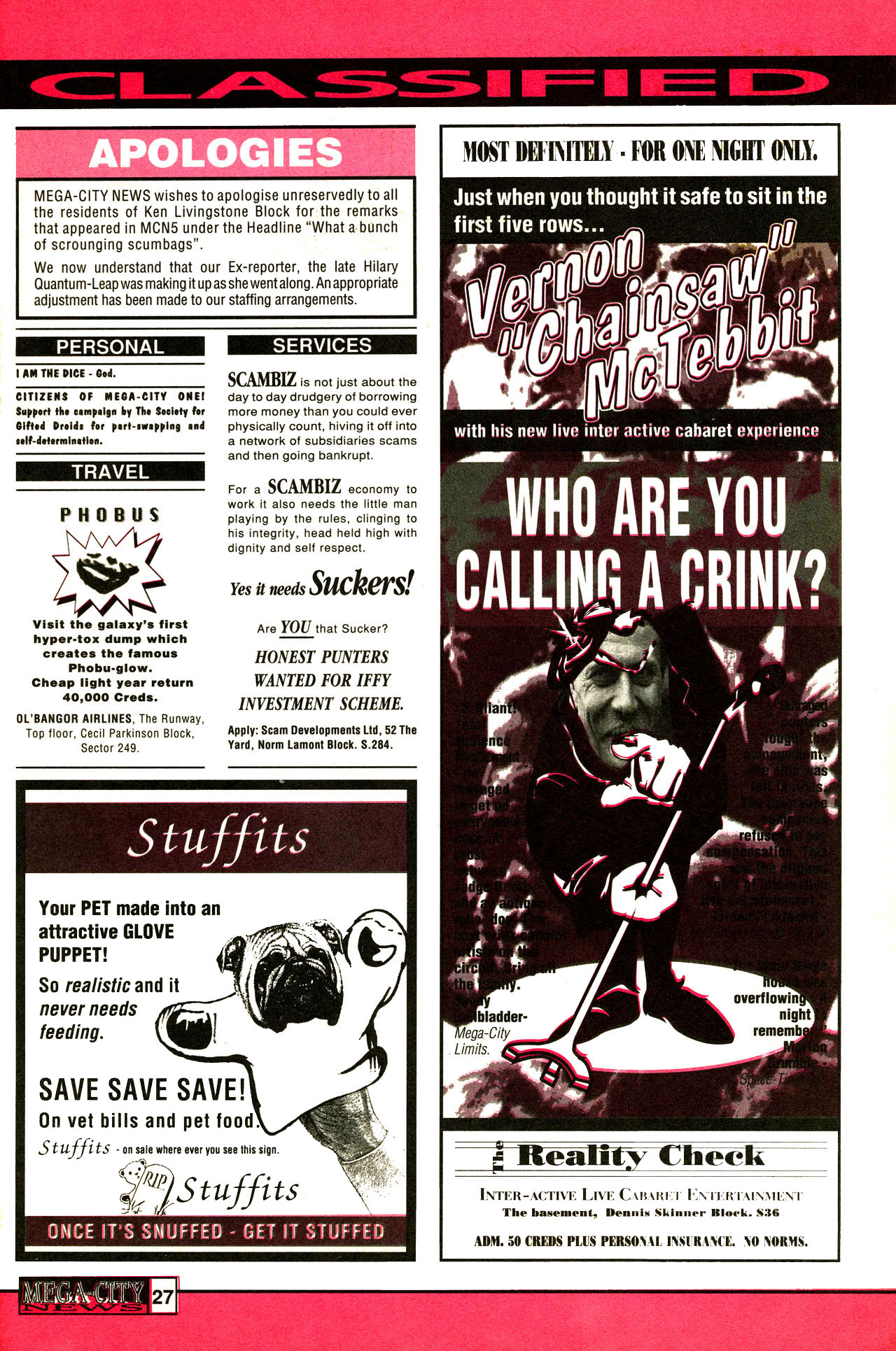 Read online Judge Dredd: The Megazine comic -  Issue #7 - 41