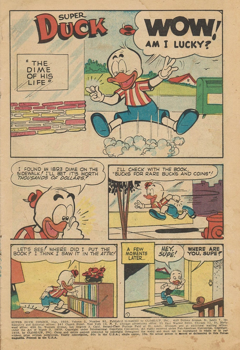 Read online Super Duck Comics comic -  Issue #85 - 3