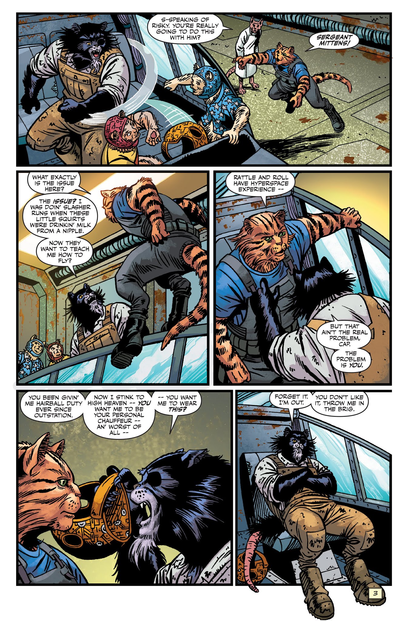 Read online Captain Ginger comic -  Issue #3 - 5