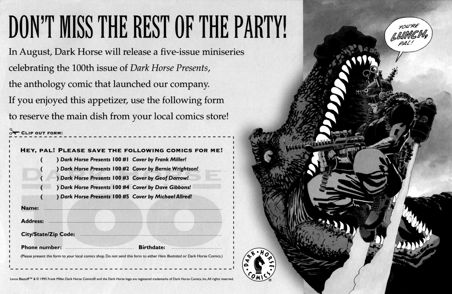 Read online Dark Horse Presents (1986) comic -  Issue #100 - 19