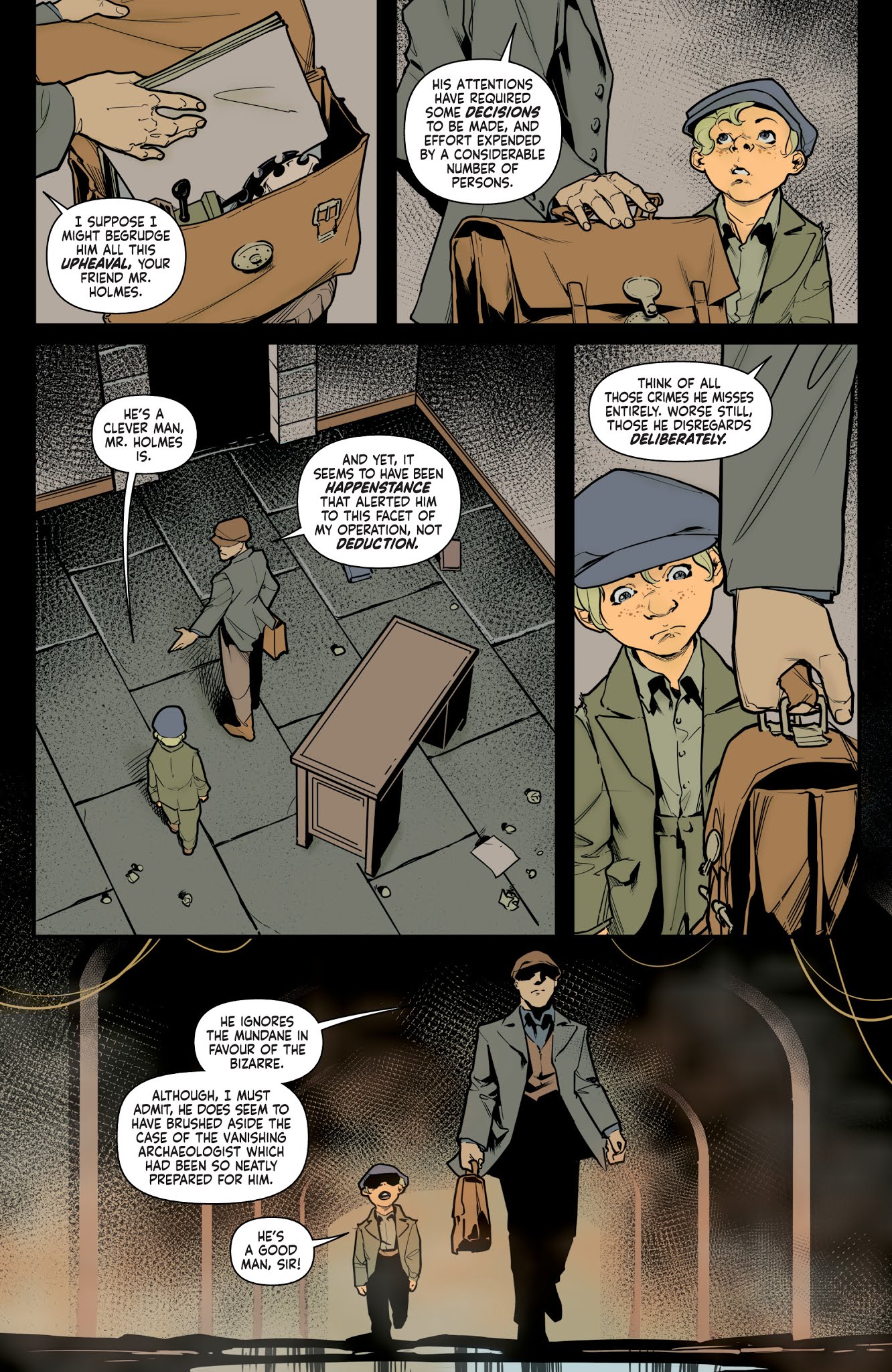 Read online Sherlock Holmes: The Vanishing Man comic -  Issue #4 - 8