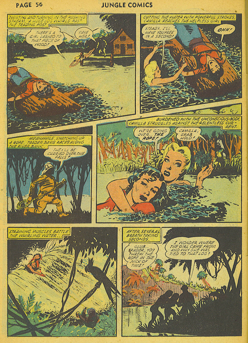 Read online Jungle Comics comic -  Issue #36 - 59