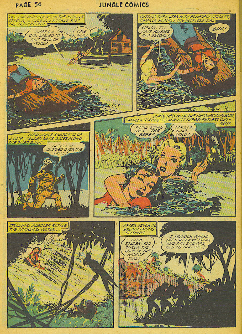 Read online Jungle Comics comic -  Issue #36 - 59