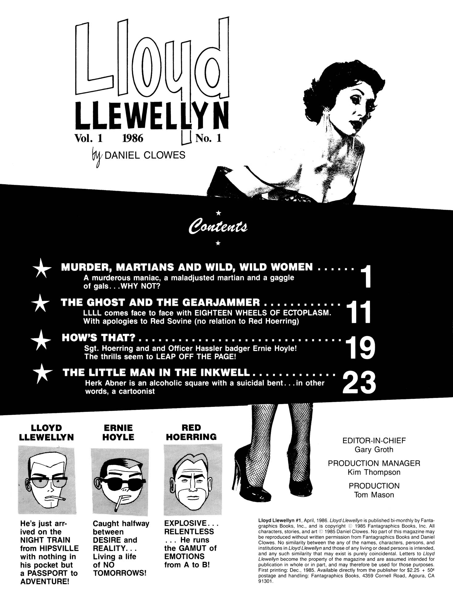 Read online Lloyd Llewellyn comic -  Issue #1 - 2