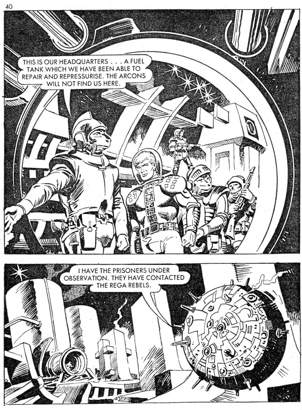 Read online Starblazer comic -  Issue #159 - 40