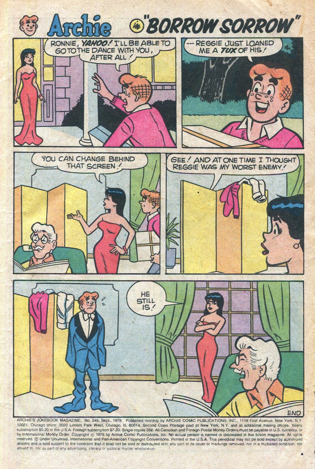 Read online Archie's Joke Book Magazine comic -  Issue #248 - 3