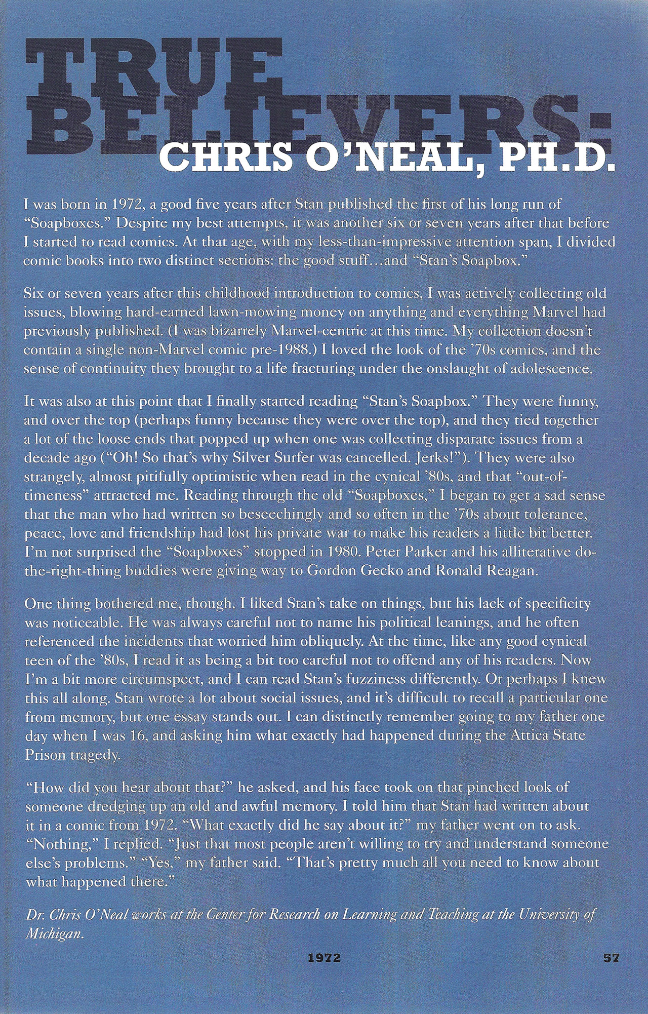 Read online Stan's Soapbox: The Collection comic -  Issue # TPB - 50