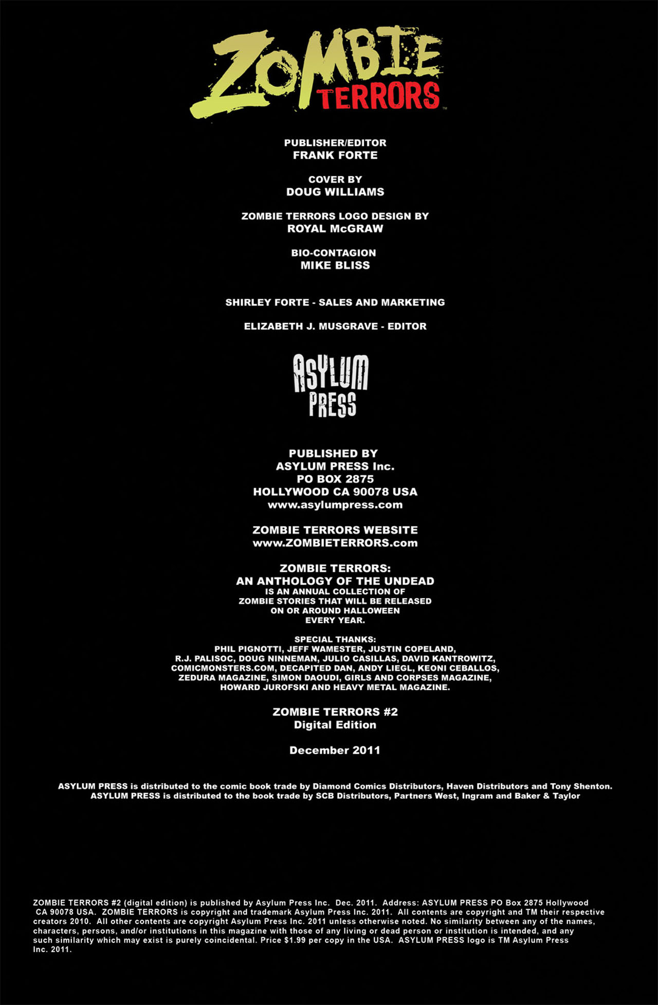 Read online Zombie Terrors comic -  Issue #2 - 4