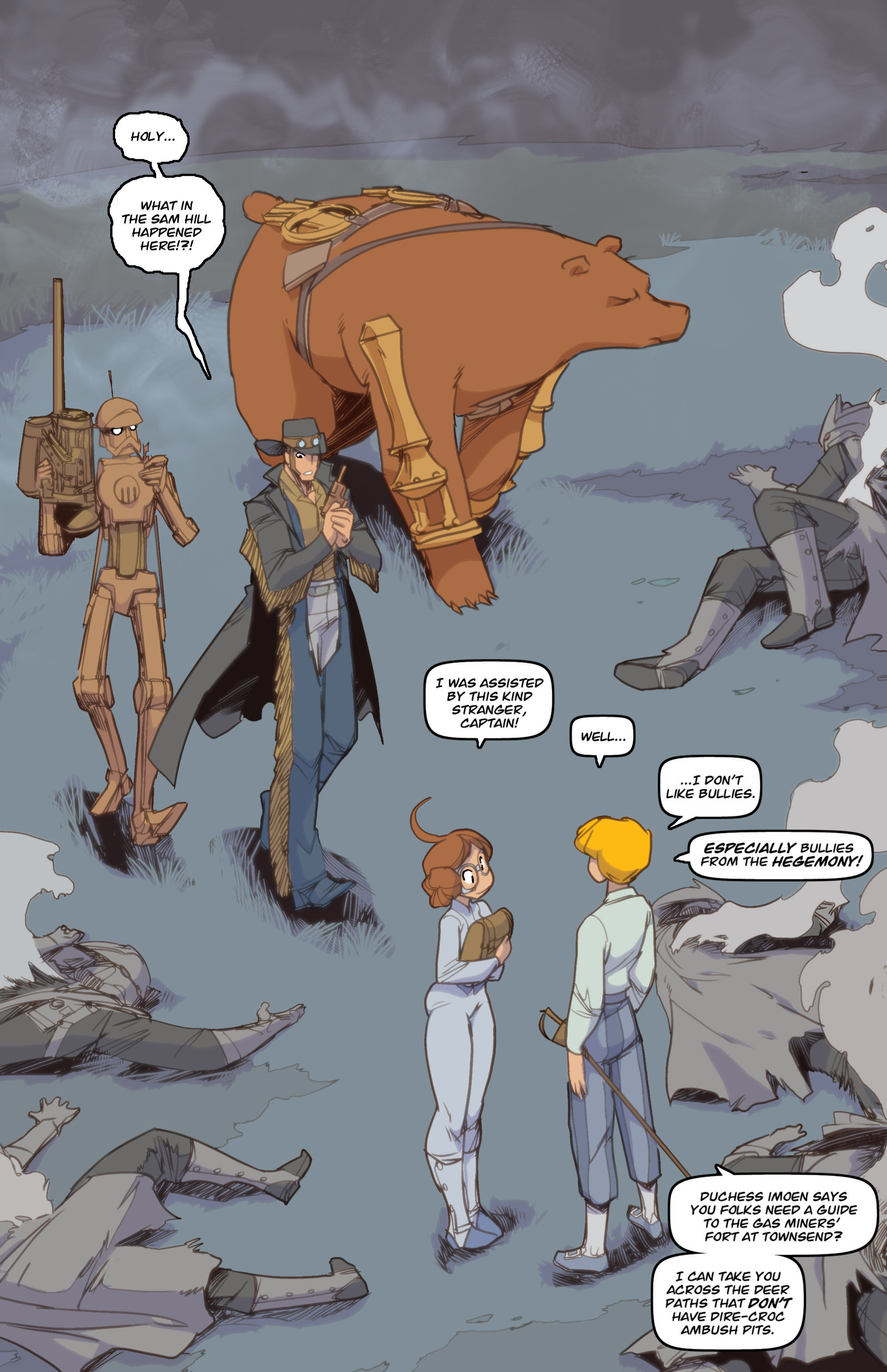 Read online Free Comic Book Day 2014 comic -  Issue # Steam Wars 01 - 25