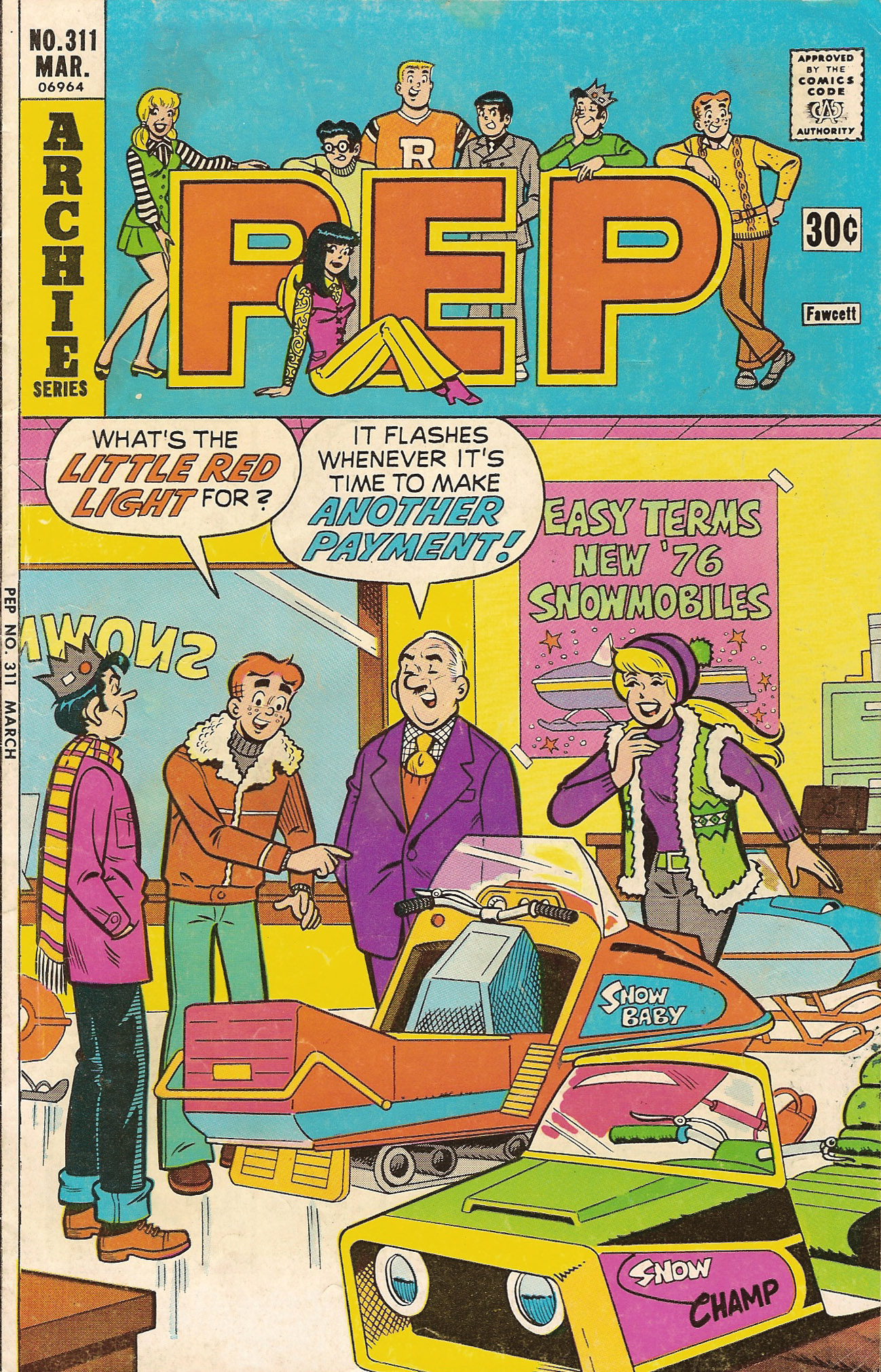 Read online Pep Comics comic -  Issue #311 - 1