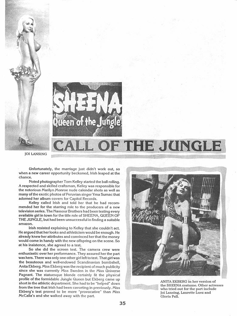Read online TV's Original Sheena Irish McCalla comic -  Issue # TPB - 37