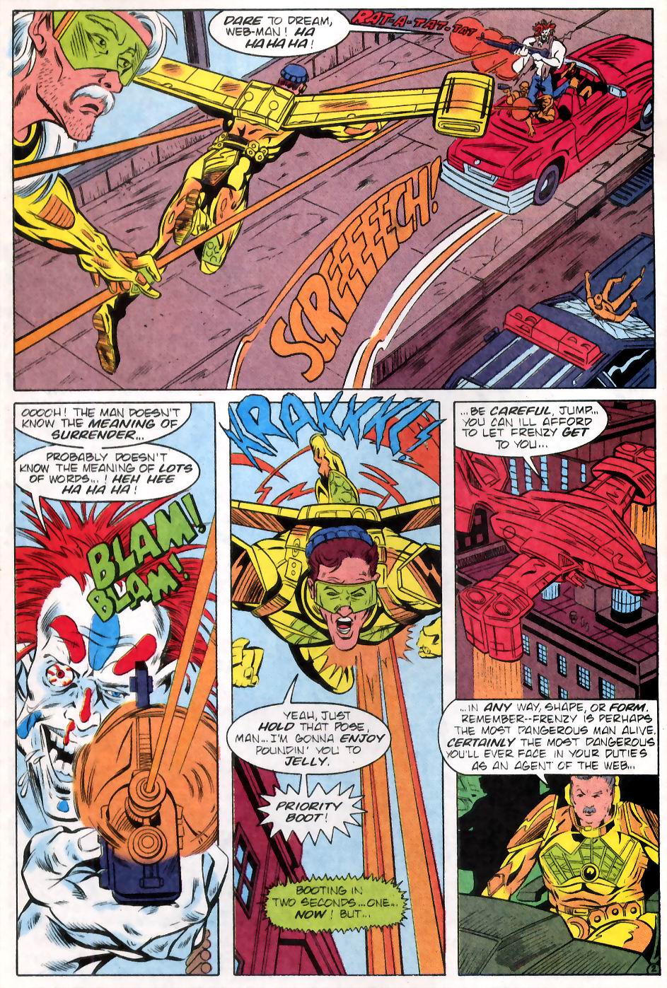 Read online The Web (1991) comic -  Issue #14 - 3
